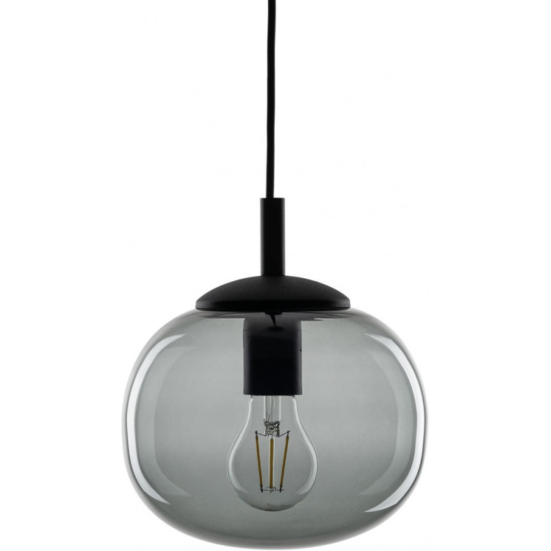 Lampa wisząca szklana Vibe 20cm grafitowa TK Lighting - Kup Teraz!