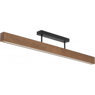 Lampa sufitowa drewniana podłużna Teo LED 96cm orzech TK Lighting