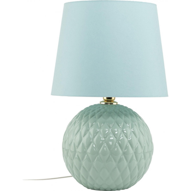Lampa stołowa szklana zielona Santana | TK Lighting