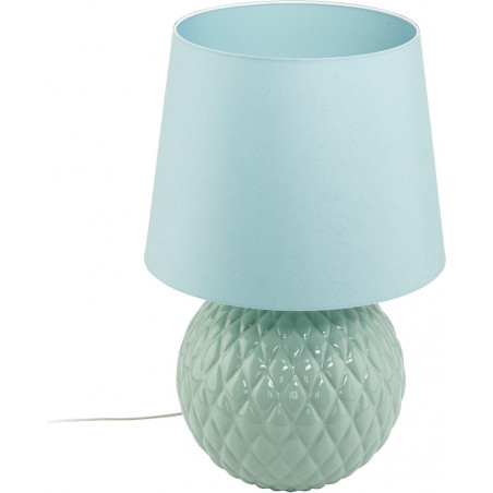 Lampa stołowa szklana zielona Santana | TK Lighting