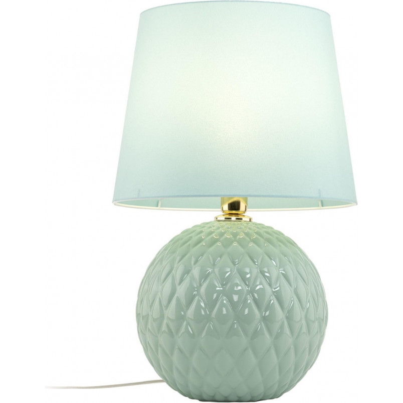Lampa stołowa szklana zielona Santana | TK Lighting
