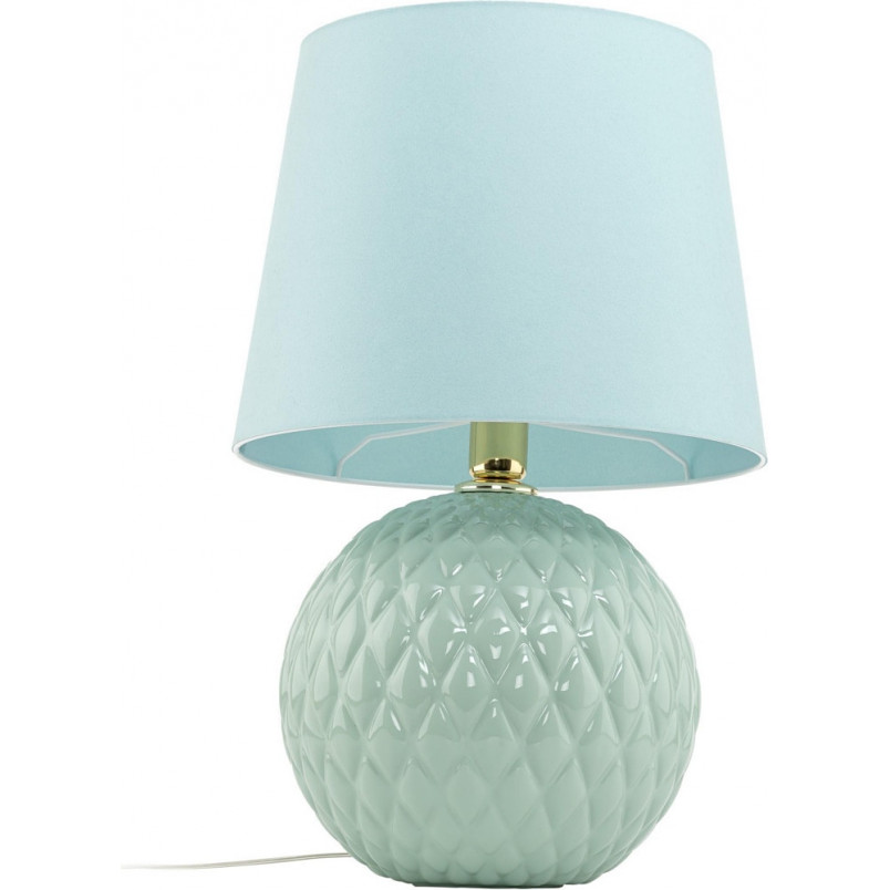 Lampa stołowa szklana zielona Santana | TK Lighting
