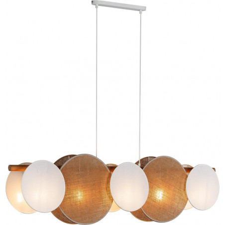 Lampa wisząca boho Pulse 125cm | TK Lighting - Juta i Drewno