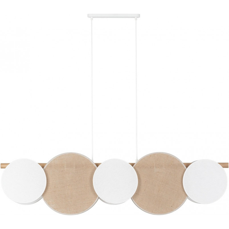 Lampa wisząca boho Pulse 125cm | TK Lighting - Juta i Drewno