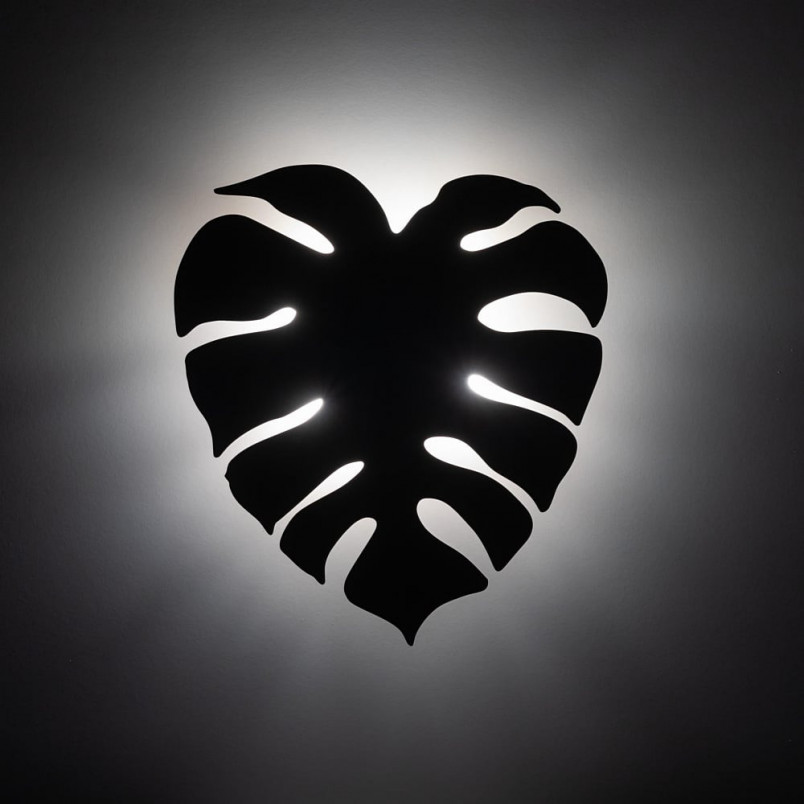 Kinkiet ścienny Monstera II | Brązowy, Metal | TK Lighting