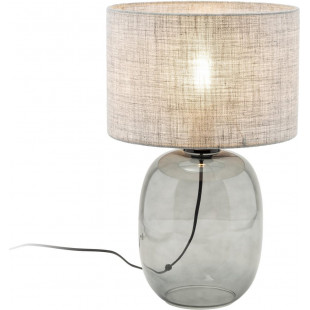 Lampa stołowa szklana Melody | TK Lighting - Grafitowa 30cm