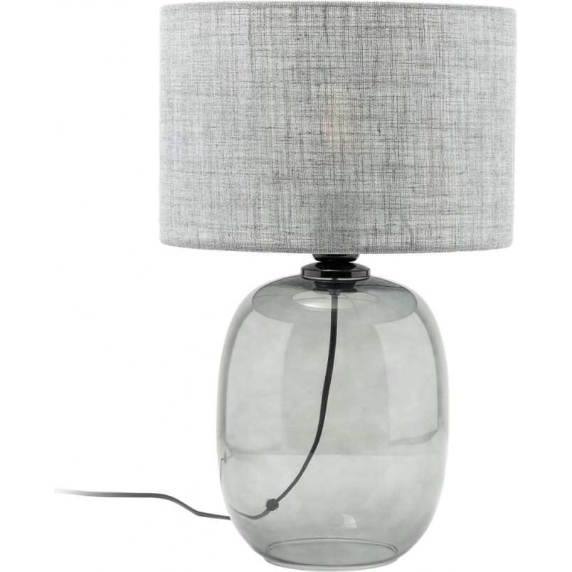 Lampa stołowa szklana Melody | TK Lighting - Grafitowa 30cm