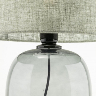 Lampa stołowa szklana Melody | TK Lighting - Zielony abażur