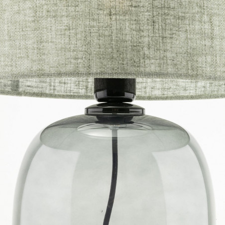 Lampa stołowa szklana Melody | TK Lighting - Zielony abażur