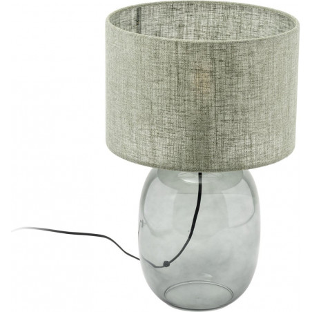 Lampa stołowa szklana Melody | TK Lighting - Zielony abażur