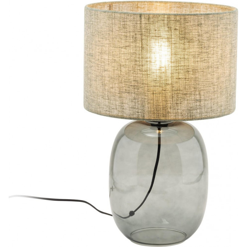Lampa stołowa szklana Melody | TK Lighting - Zielony abażur