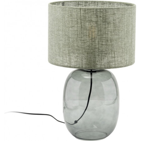 Lampa stołowa szklana Melody | TK Lighting - Zielony abażur