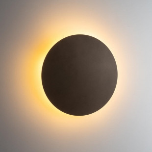Kinkiet okrągły dekoracyjny Luna New 40cm brązowy TK Lighting
