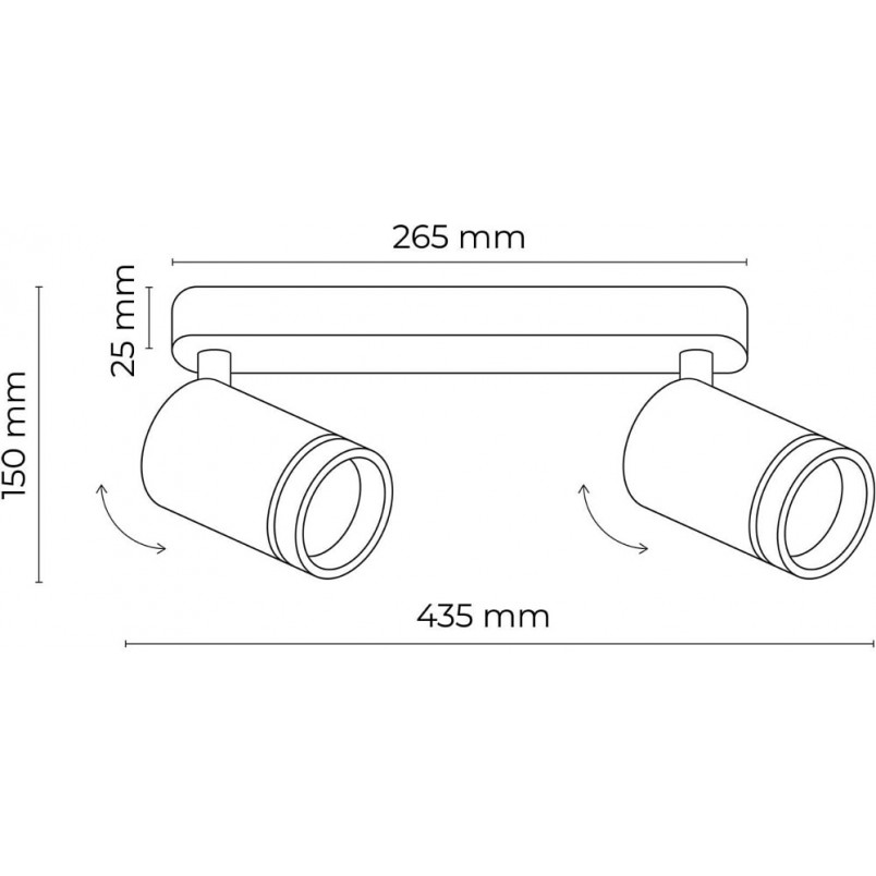 Reflektor sufitowy Jet II biały TK Lighting - Oświetlenie LED