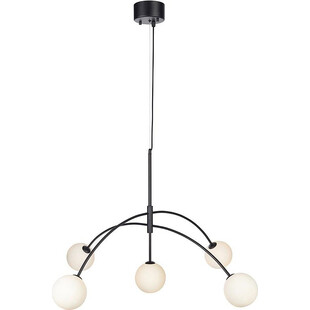 Lampa wisząca szklane kule Heaven 117 Czarna marki Markslojd