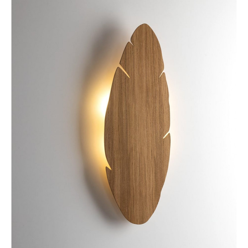 Kinkiet drewniany Hoja Wood TK Lighting | Skandynawski design
