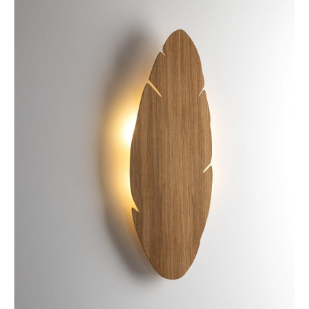 Kinkiet drewniany Hoja Wood TK Lighting | Skandynawski design