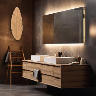 Kinkiet drewniany Hoja Wood TK Lighting | Skandynawski design