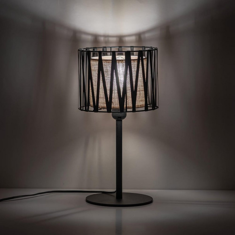 Lampka nocna Harmony Nature - Brązowa/Czarna | TK Lighting