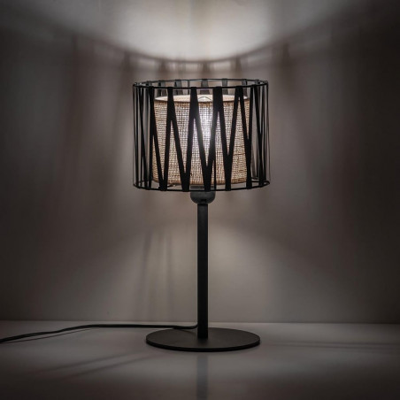 Lampka nocna Harmony Nature - Brązowa/Czarna | TK Lighting