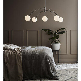 Lampa wisząca Heaven - Markslojd. Szklane kule, stal.