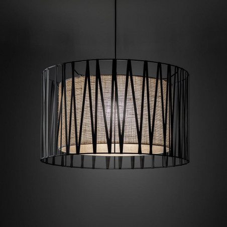 Lampa wisząca Harmony Nature | Brązowa i Czarna | TK Lighting