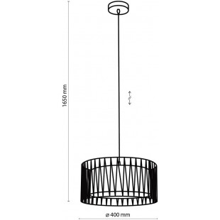 Lampa wisząca Harmony Nature | Brązowa i Czarna | TK Lighting