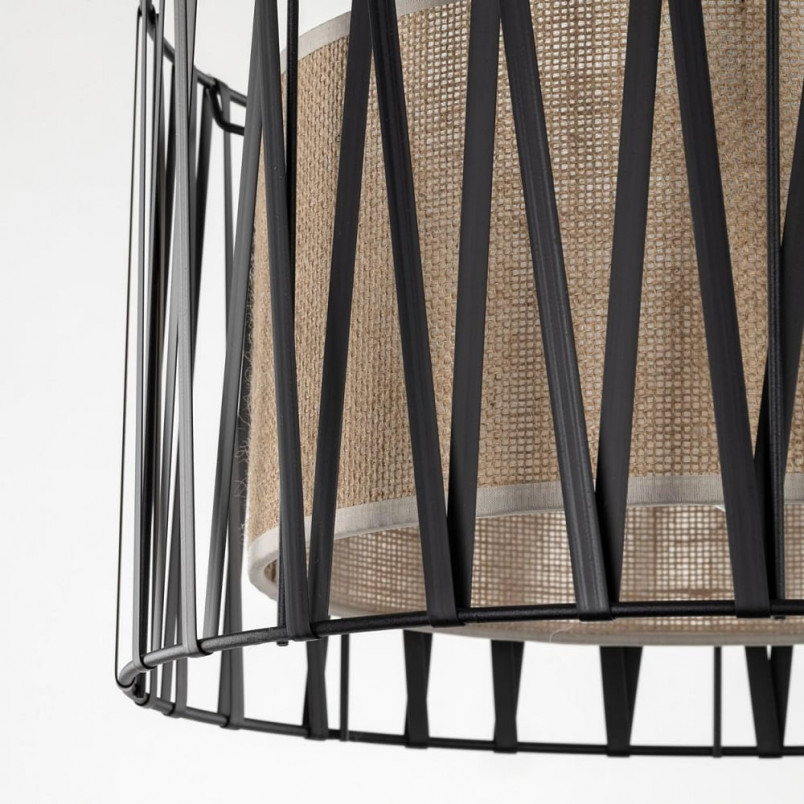 Lampa wisząca Harmony Nature | Brązowa z Juty | TK Lighting