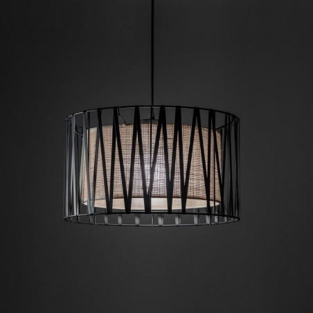 Lampa wisząca Harmony Nature | Brązowa z Juty | TK Lighting