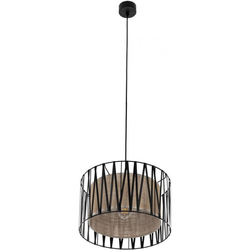 Lampa wisząca Harmony Nature | Brązowa z Juty | TK Lighting