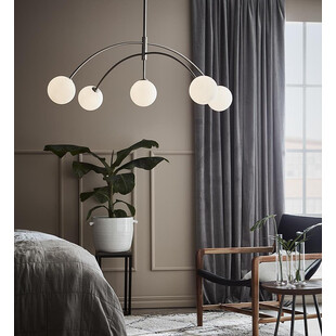 Lampa wisząca Heaven - Markslojd. Szklane kule, stal.