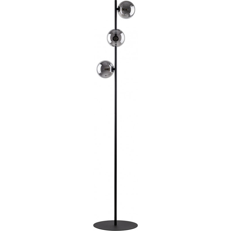 Lampa podłogowa Estera - 3 szklane kule, TK Lighting | Grafit/Czarny