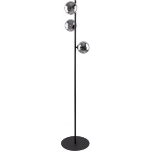 Lampa podłogowa Estera - 3 szklane kule, TK Lighting | Grafit/Czarny
