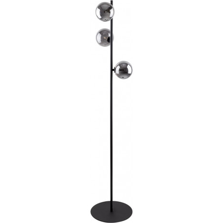 Lampa podłogowa Estera - 3 szklane kule, TK Lighting | Grafit/Czarny