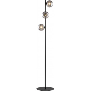 Lampa podłogowa 3 szklane kule Estera grafit / czarny TK Lighting