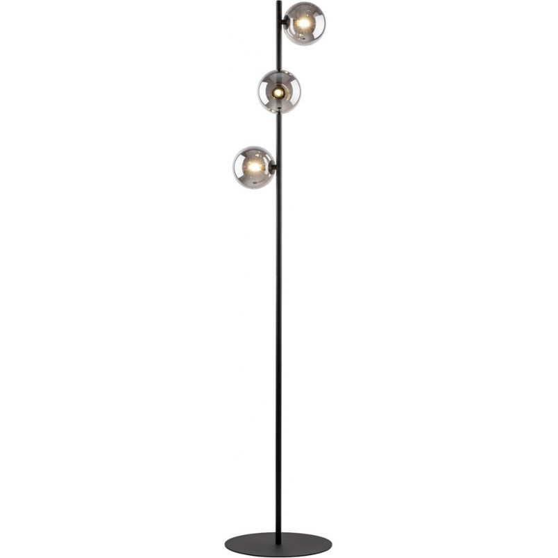 Lampa podłogowa Estera - 3 szklane kule, TK Lighting | Grafit/Czarny