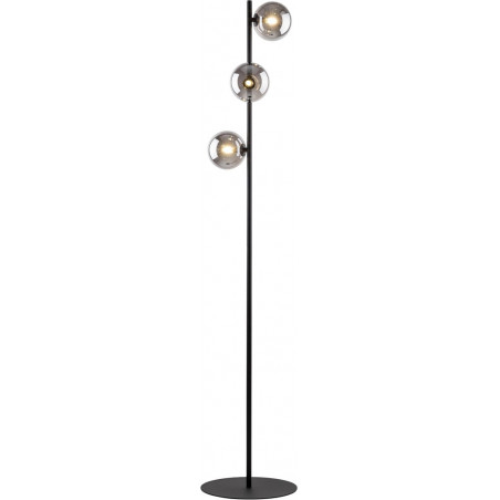 Lampa podłogowa Estera - 3 szklane kule, TK Lighting | Grafit/Czarny