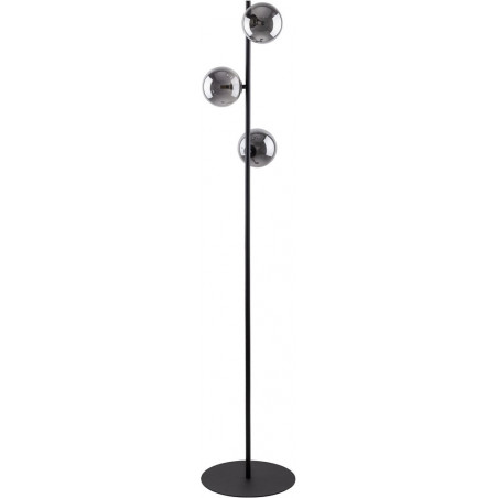 Lampa podłogowa Estera - 3 szklane kule, TK Lighting | Grafit/Czarny