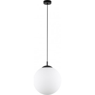 Lampa wisząca Esme - szklana kula biała | TK Lighting