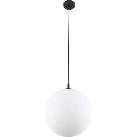 Lampa wisząca Esme - szklana kula biała | TK Lighting