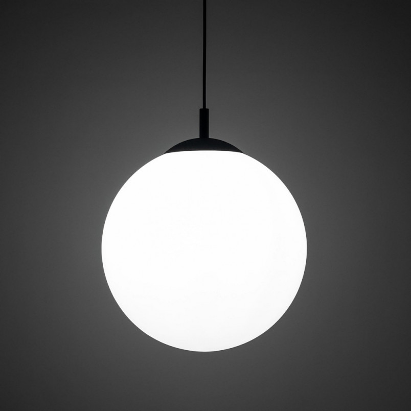 Lampa wisząca Esme - szklana kula biała | TK Lighting