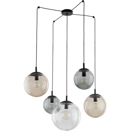 Lampa wisząca Esme | 5 kulek, multikolor | TK Lighting
