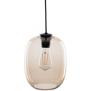 Lampa wisząca szklana Elio | Bursztynowa, 20cm | TK Lighting