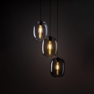 Lampa wisząca Elio III - kolorowa, szklana, 3 punkty | TK Lighting