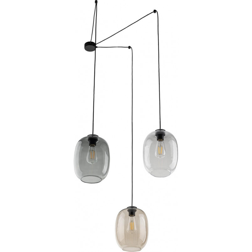 Lampa Wisząca Szklana Pająk Elio III | TK Lighting