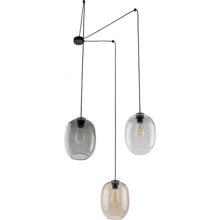 Lampa Wisząca Szklana Pająk Elio III | TK Lighting
