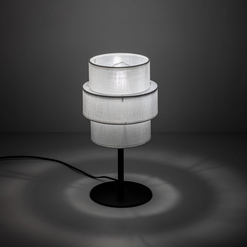 Lampa stołowa Calisto White | TK Lighting - Elegancki design