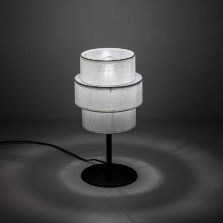 Lampa stołowa Calisto White | TK Lighting - Elegancki design