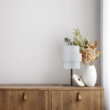 Lampa stołowa Calisto White | TK Lighting - Elegancki design