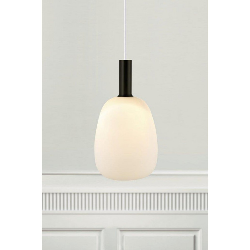 Lampa wisząca Alton - Nordlux | Szkło opal, mosiądz